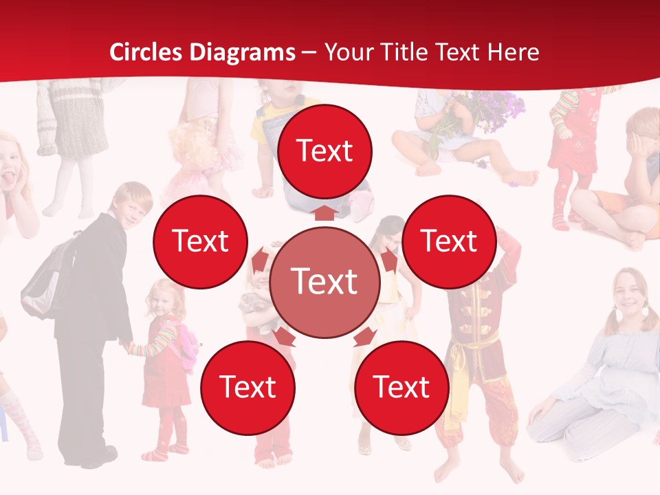 Blond Toy Happy PowerPoint Template