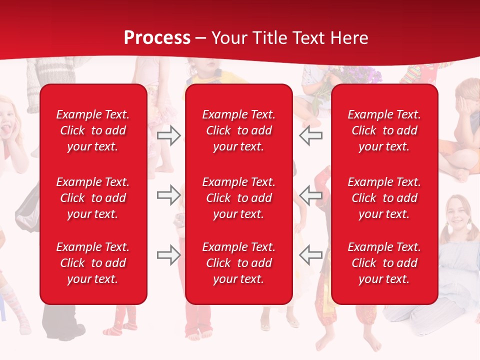 Blond Toy Happy PowerPoint Template