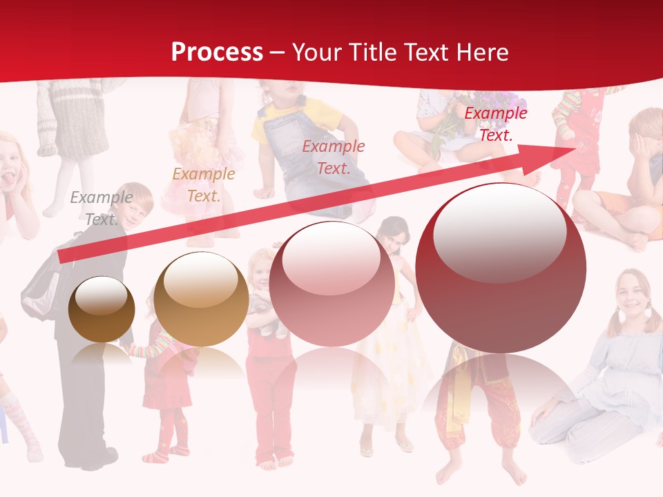 Blond Toy Happy PowerPoint Template