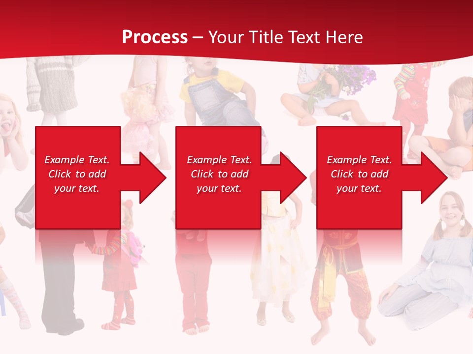 Blond Toy Happy PowerPoint Template