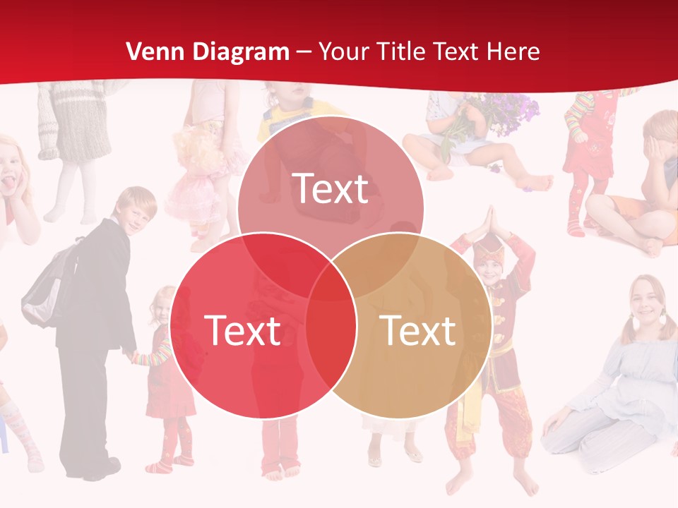 Blond Toy Happy PowerPoint Template