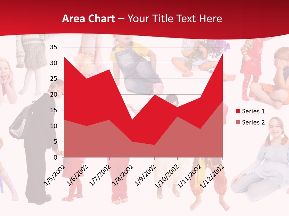 Blond Toy Happy PowerPoint Template