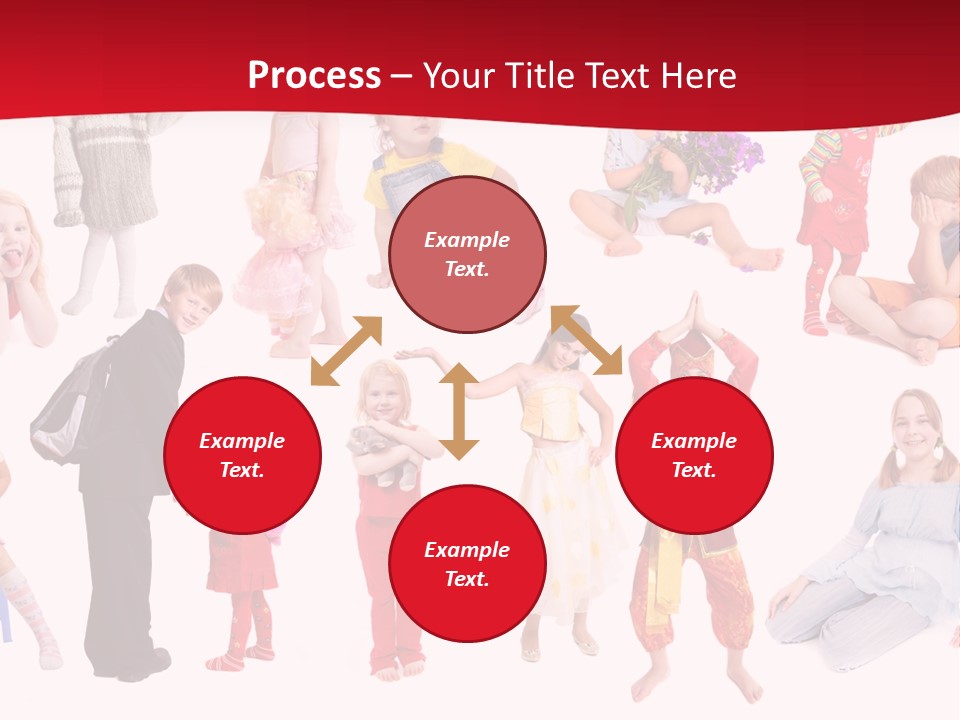 Blond Toy Happy PowerPoint Template