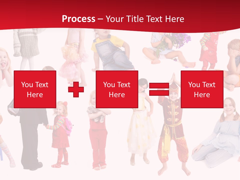 Blond Toy Happy PowerPoint Template