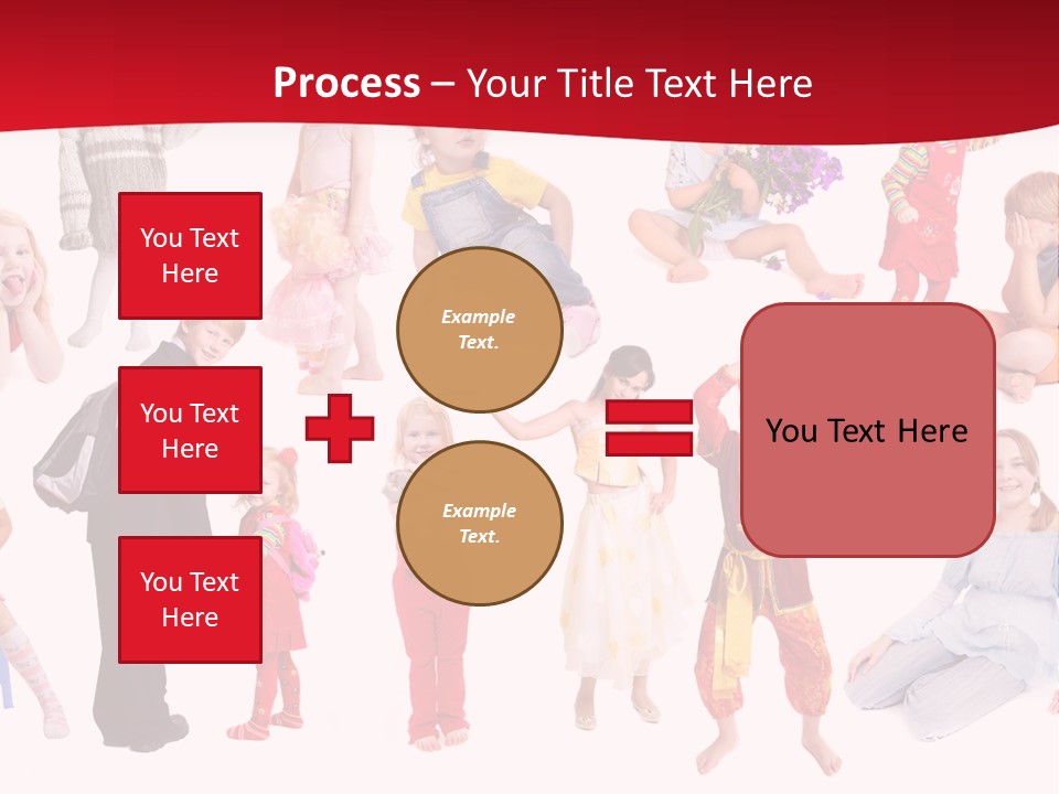 Blond Toy Happy PowerPoint Template