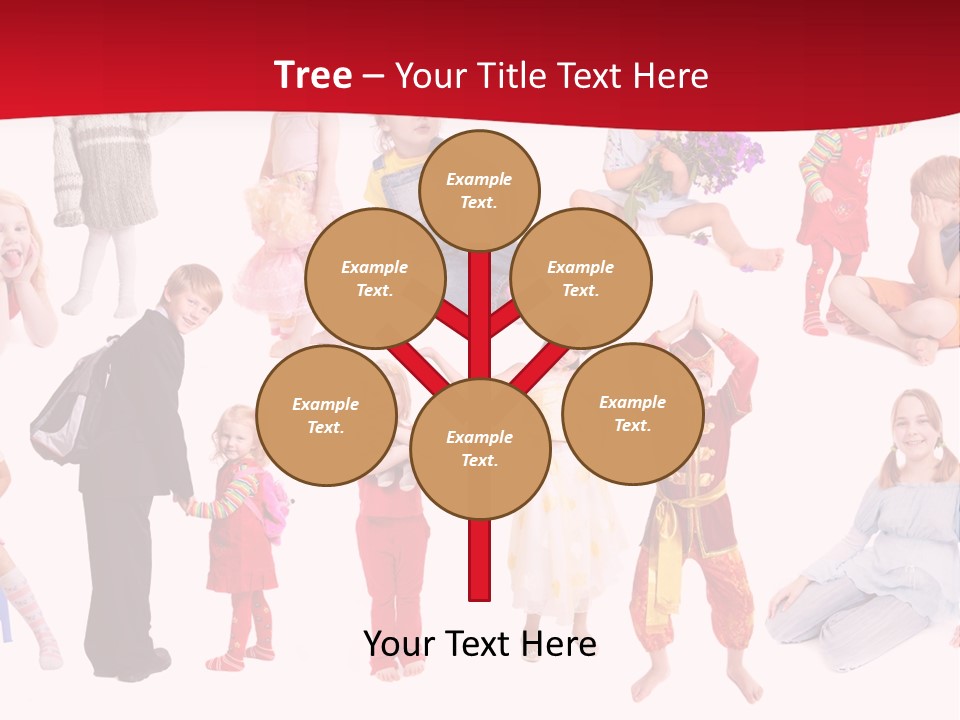 Blond Toy Happy PowerPoint Template