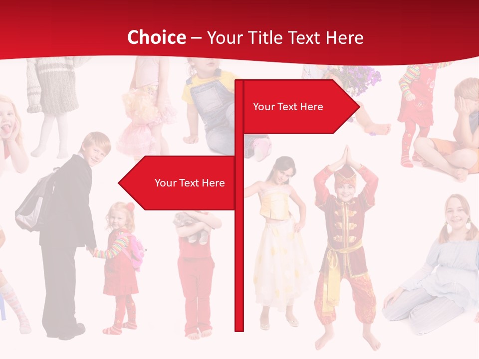 Blond Toy Happy PowerPoint Template