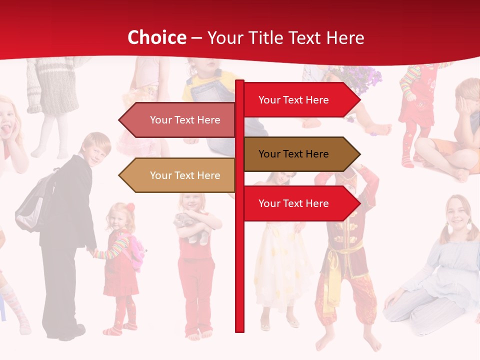 Blond Toy Happy PowerPoint Template