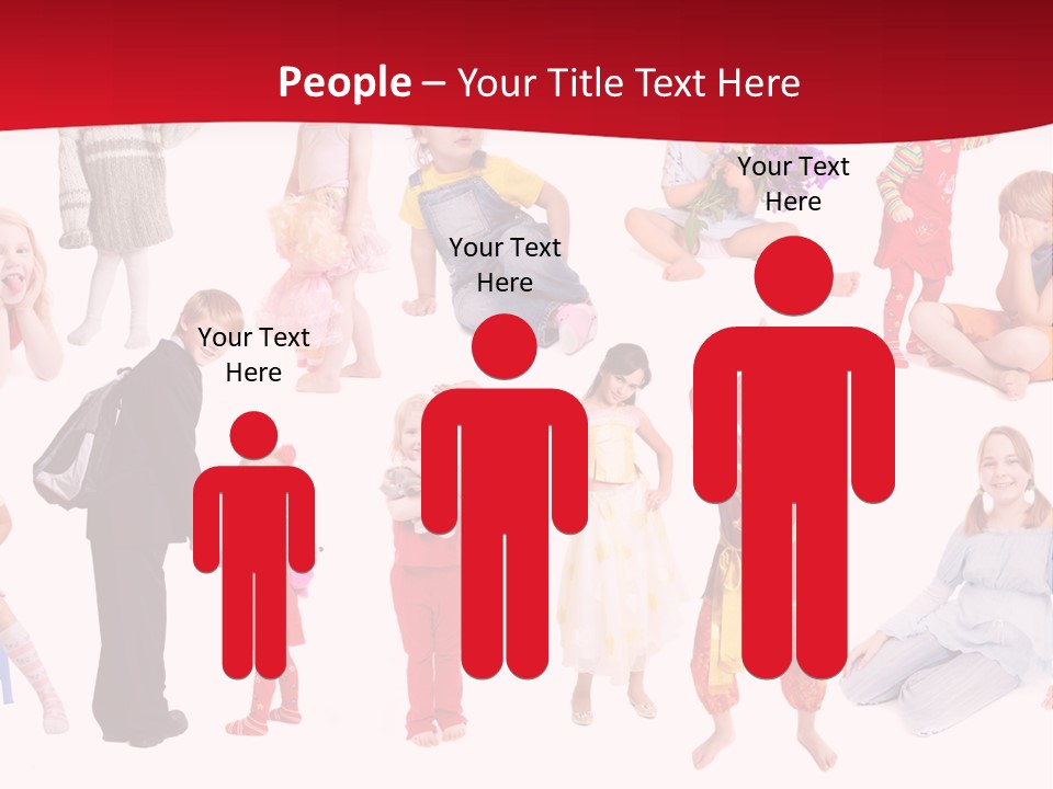 Blond Toy Happy PowerPoint Template