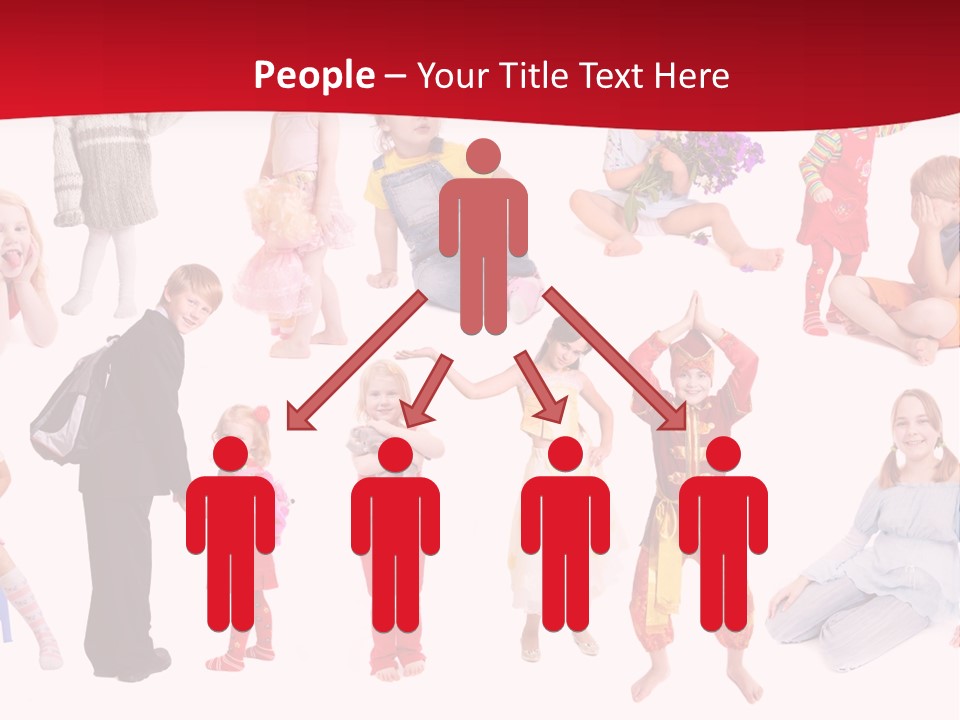 Blond Toy Happy PowerPoint Template