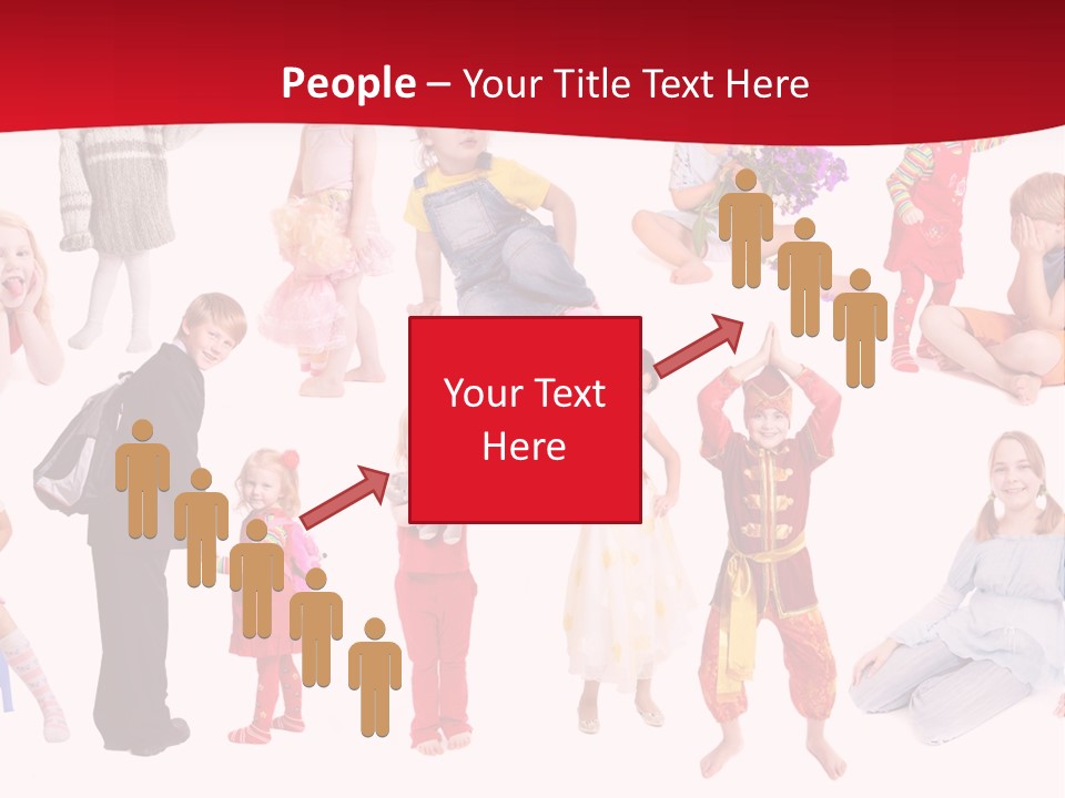 Blond Toy Happy PowerPoint Template