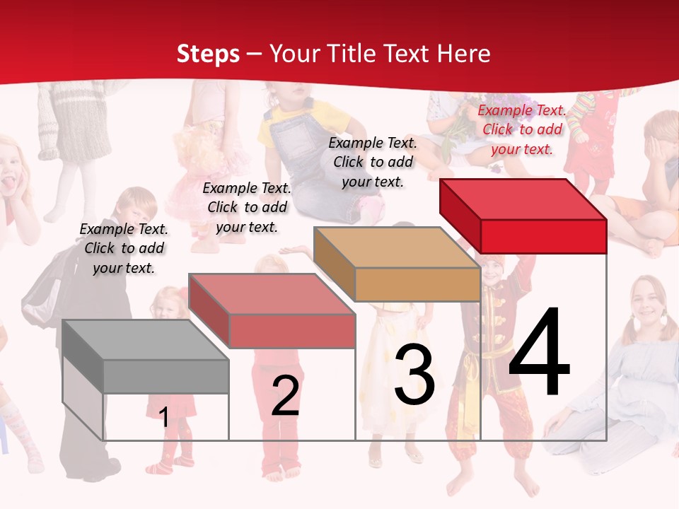 Blond Toy Happy PowerPoint Template