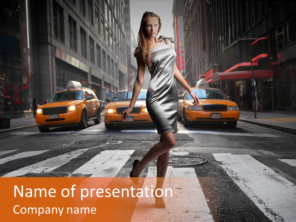 City Road Fashion PowerPoint Template