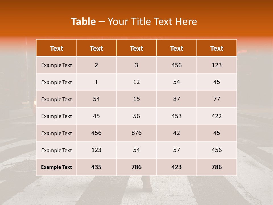 City Road Fashion PowerPoint Template