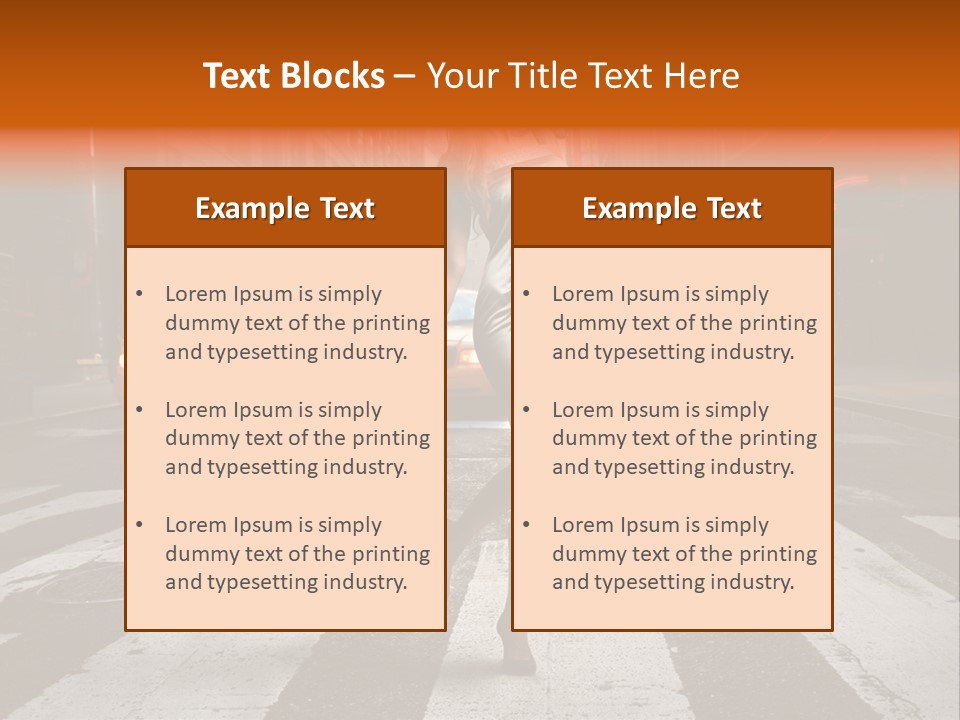 City Road Fashion PowerPoint Template