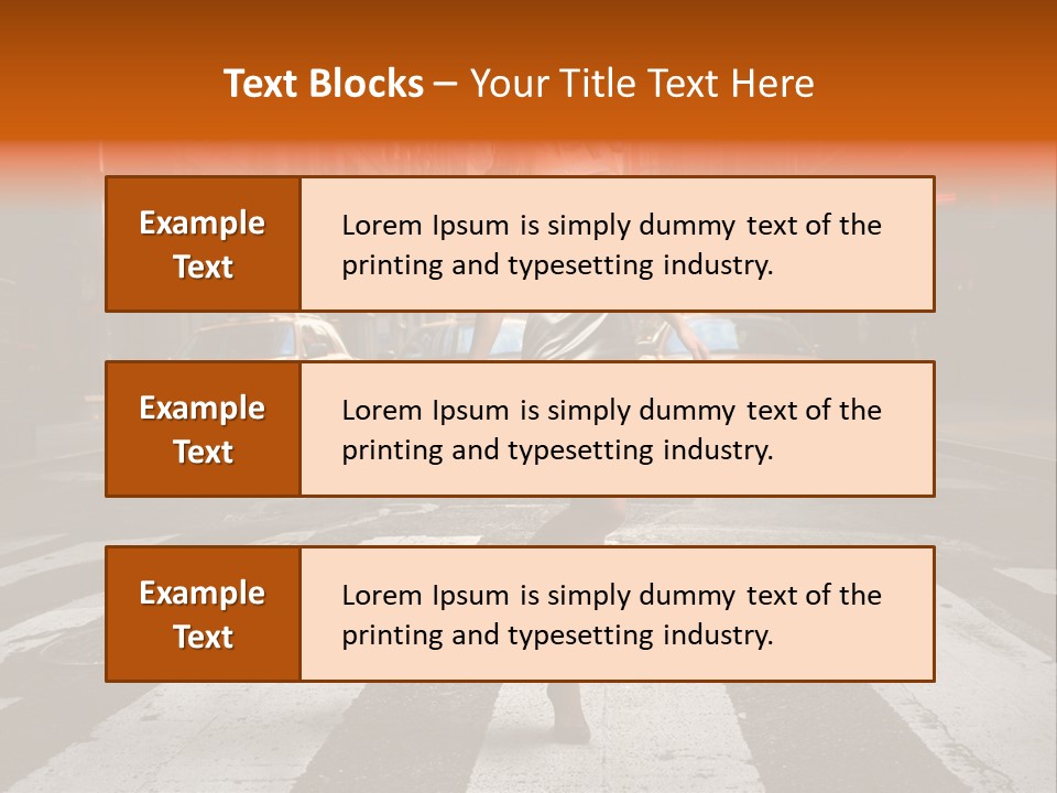 City Road Fashion PowerPoint Template