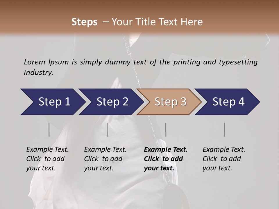 Bag Desire Attractive PowerPoint Template
