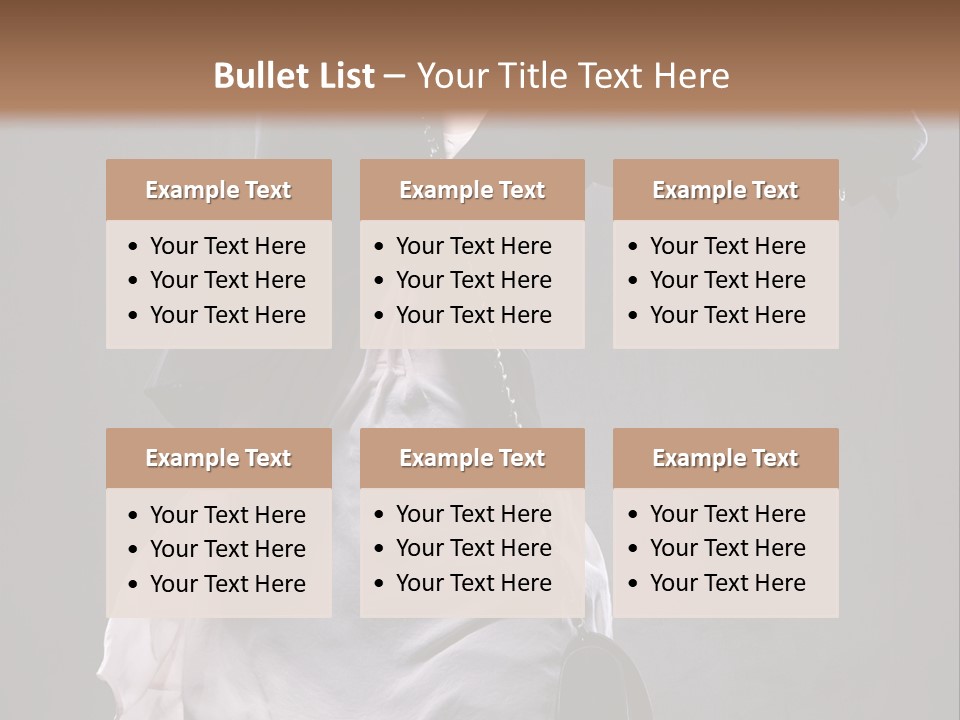 Bag Desire Attractive PowerPoint Template