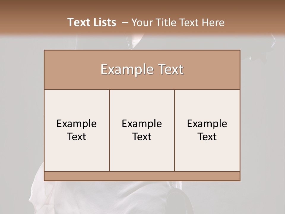 Bag Desire Attractive PowerPoint Template