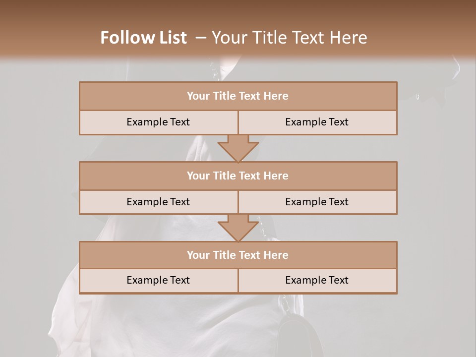 Bag Desire Attractive PowerPoint Template