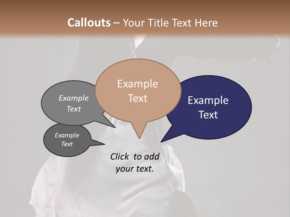 Bag Desire Attractive PowerPoint Template