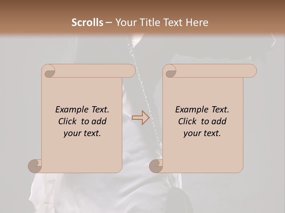 Bag Desire Attractive PowerPoint Template