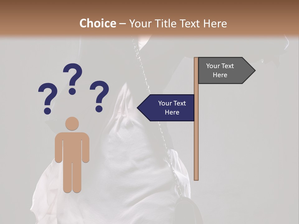 Bag Desire Attractive PowerPoint Template