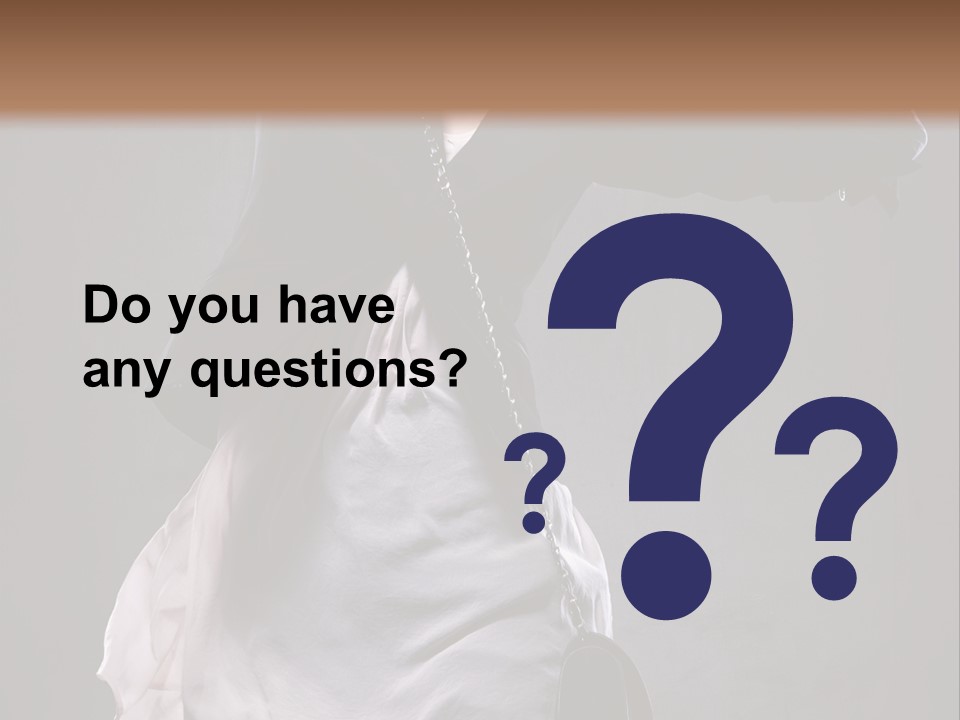 Bag Desire Attractive PowerPoint Template