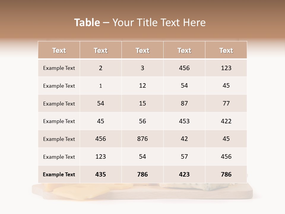 Snack Glass Brynza PowerPoint Template