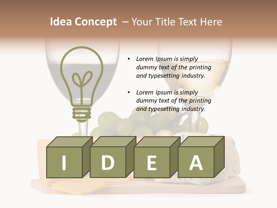 Snack Glass Brynza PowerPoint Template