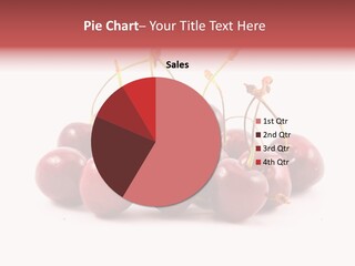 Food Fruit White PowerPoint Template