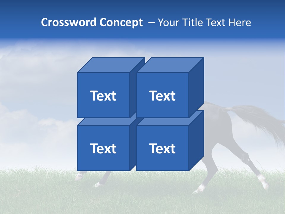 Energy Threedimensional Leaf PowerPoint Template