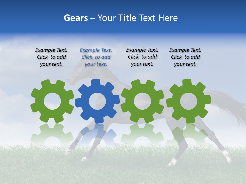 Energy Threedimensional Leaf PowerPoint Template