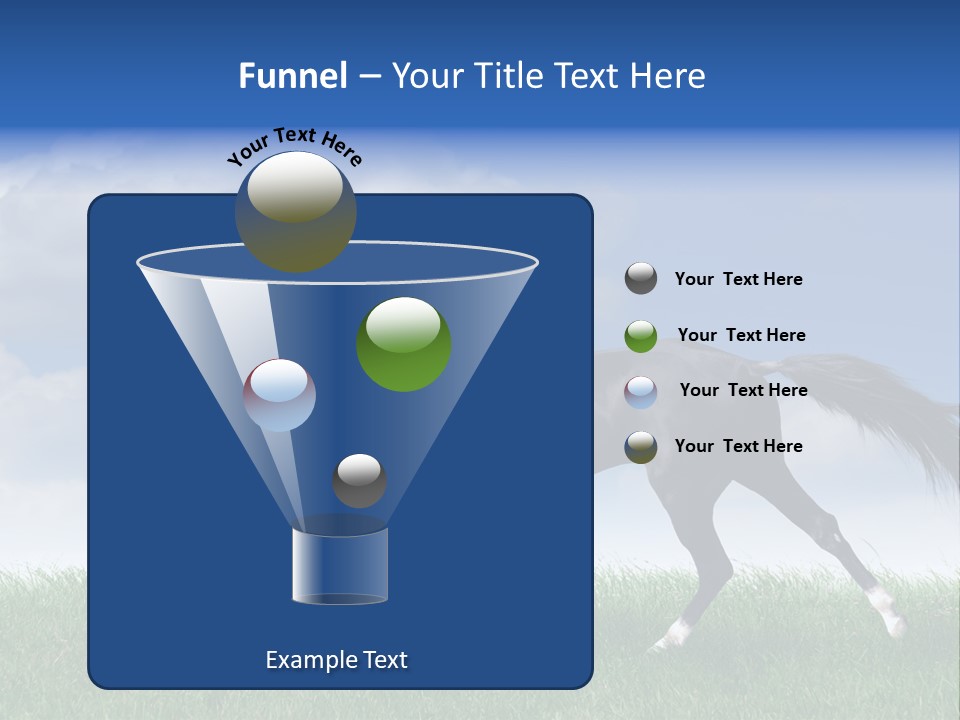 Energy Threedimensional Leaf PowerPoint Template