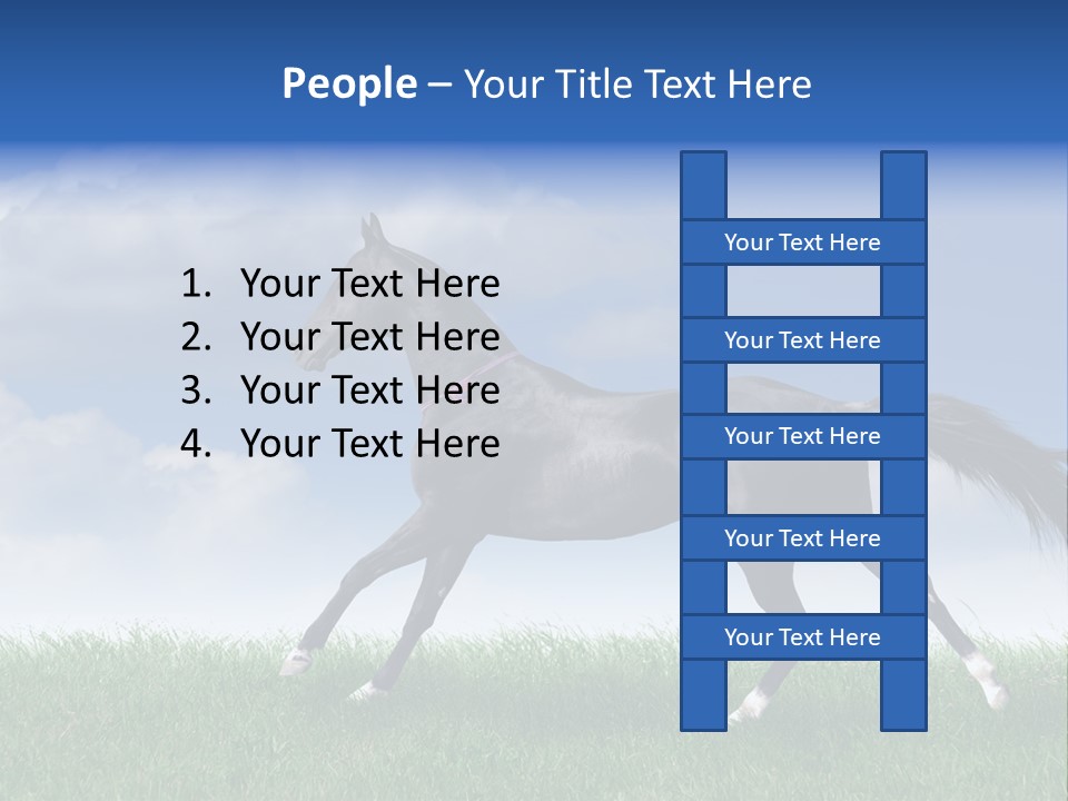 Energy Threedimensional Leaf PowerPoint Template