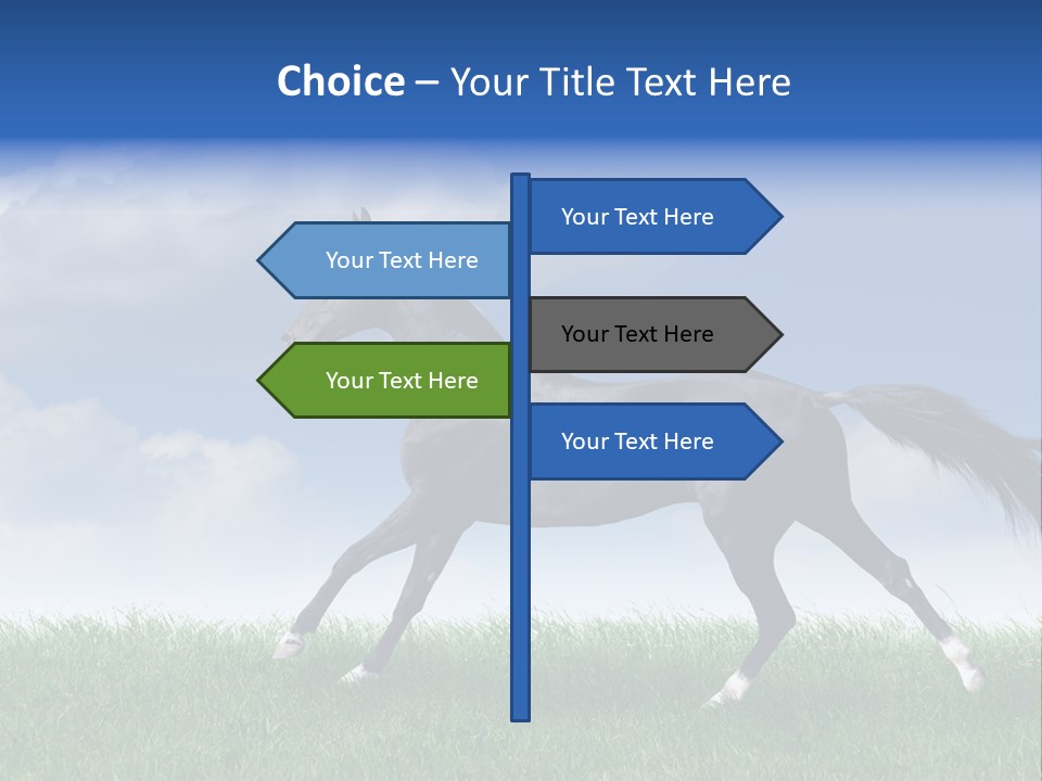 Energy Threedimensional Leaf PowerPoint Template