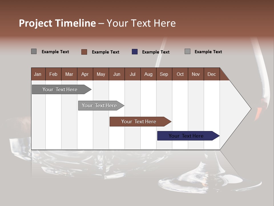 Isolated Cognac Wealth PowerPoint Template