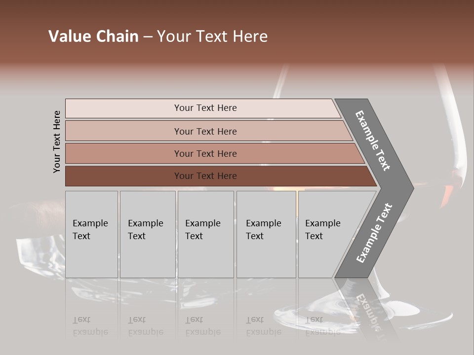 Isolated Cognac Wealth PowerPoint Template