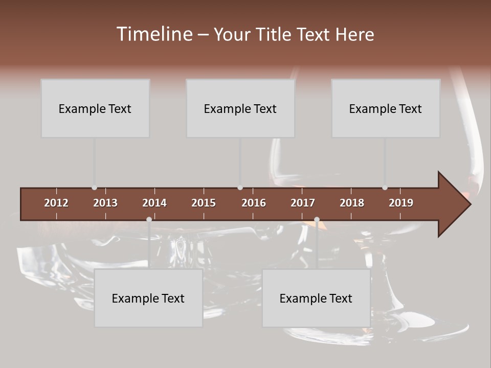 Isolated Cognac Wealth PowerPoint Template