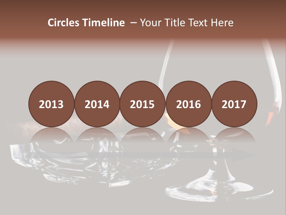 Isolated Cognac Wealth PowerPoint Template