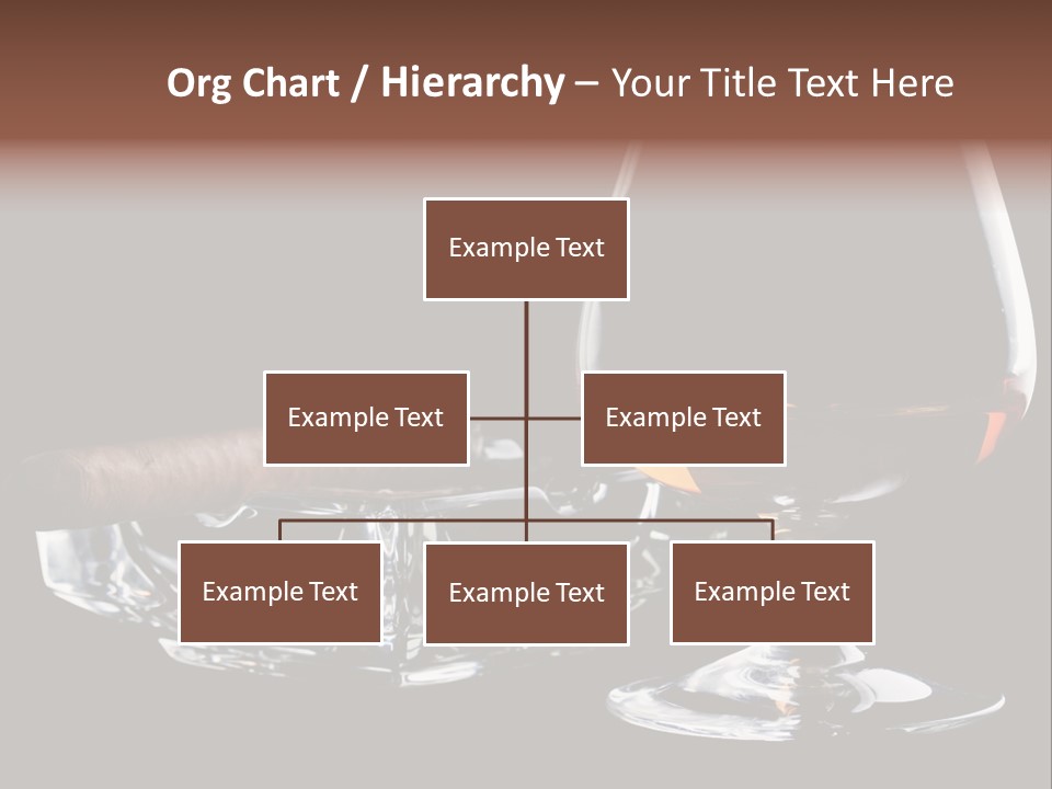 Isolated Cognac Wealth PowerPoint Template