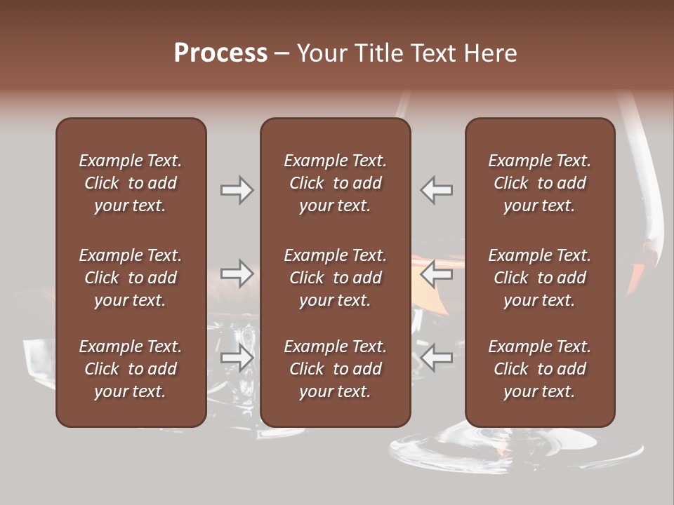 Isolated Cognac Wealth PowerPoint Template