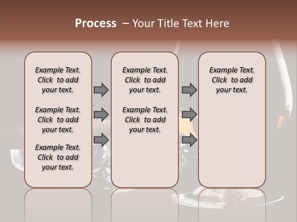 Isolated Cognac Wealth PowerPoint Template