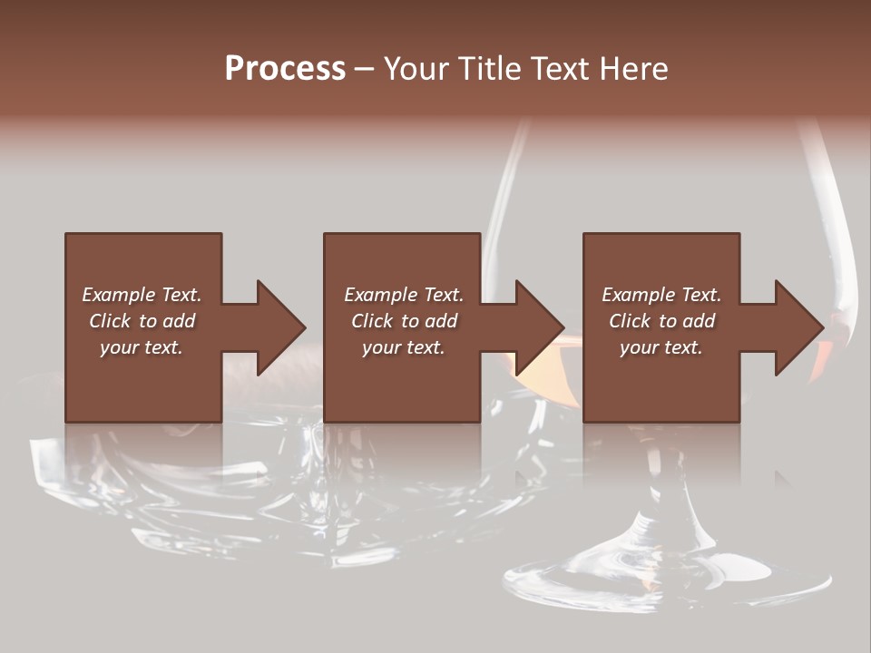 Isolated Cognac Wealth PowerPoint Template