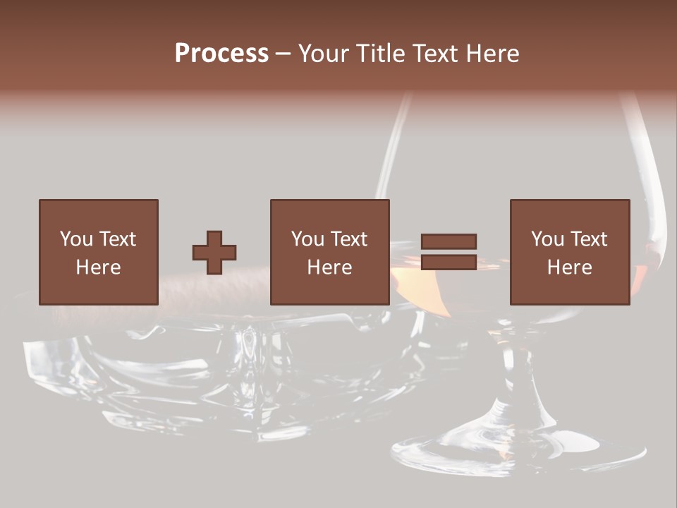 Isolated Cognac Wealth PowerPoint Template