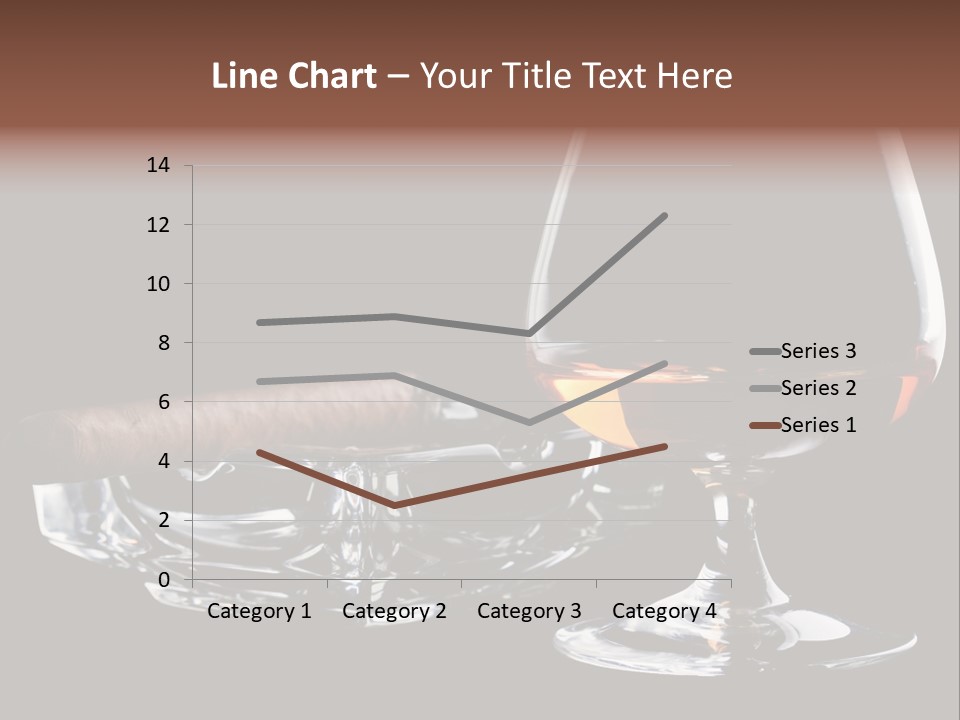 Isolated Cognac Wealth PowerPoint Template