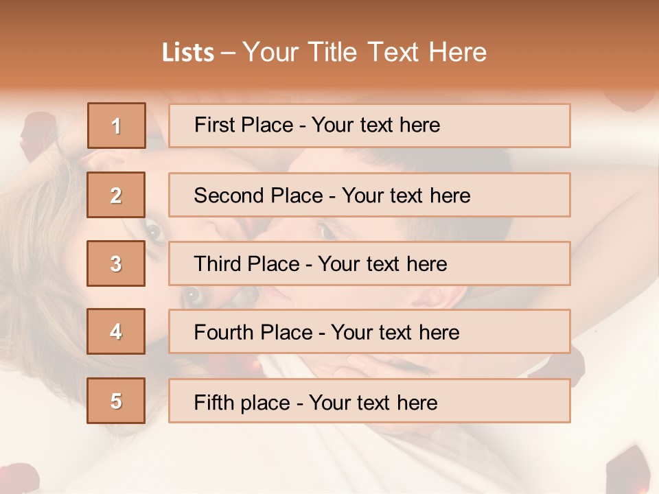 Affectionate Love Dating PowerPoint Template