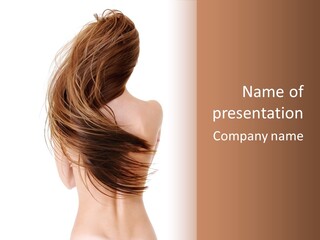 Attractive Caucasian Wind PowerPoint Template