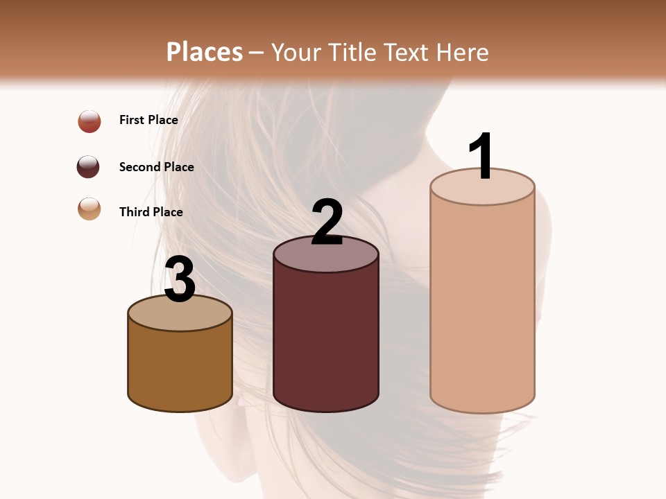 Attractive Caucasian Wind PowerPoint Template