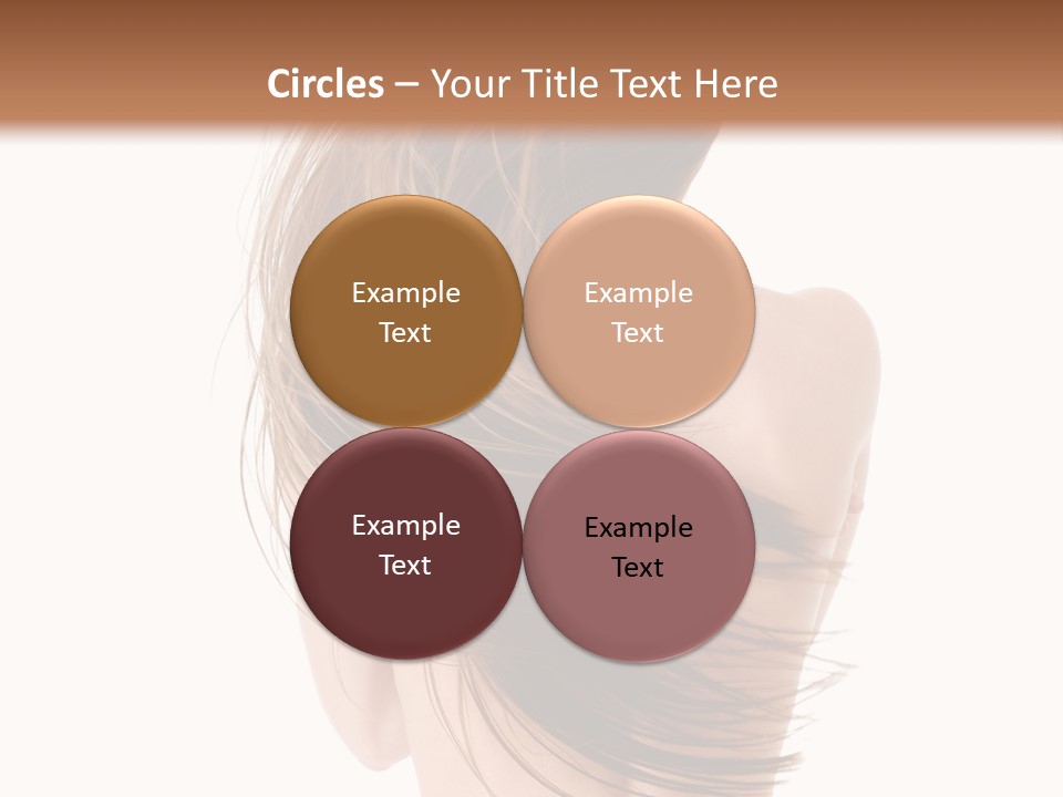 Attractive Caucasian Wind PowerPoint Template